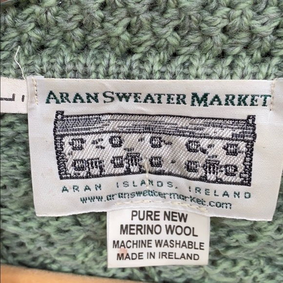 IRISH Aran Island Market authentic sweater - Picture 8 of 10